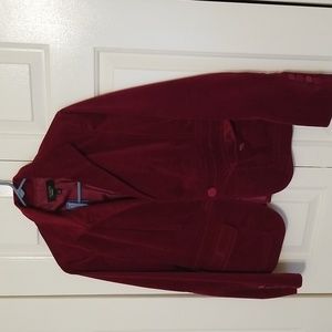 Talbots  women's velour-like blazer size 4